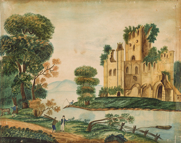 Detail of View of a castle by American School