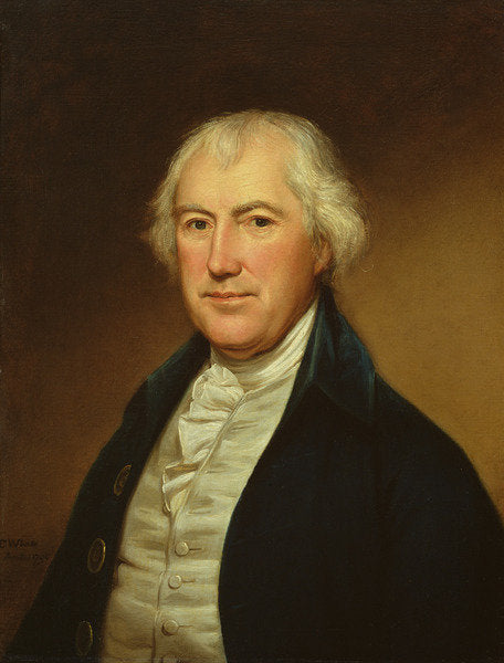 Detail of John Beale Bordley, 1790 by Charles Willson Peale