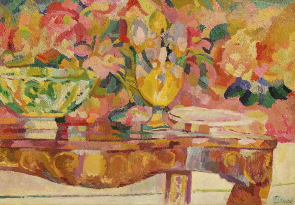 Detail of Tapestry and Console, 1912 by Patrick Henry Bruce