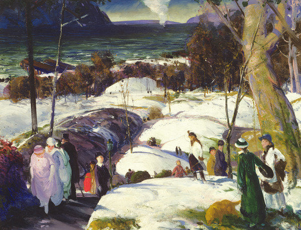 Detail of Easter Snow, 1915 by George Wesley Bellows