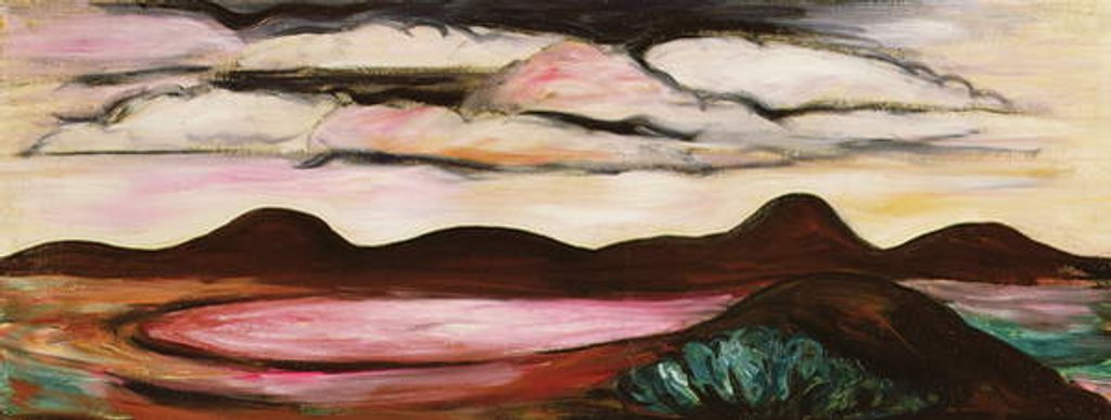Detail of New Mexico Recollection, 1923 by Marsden Hartley