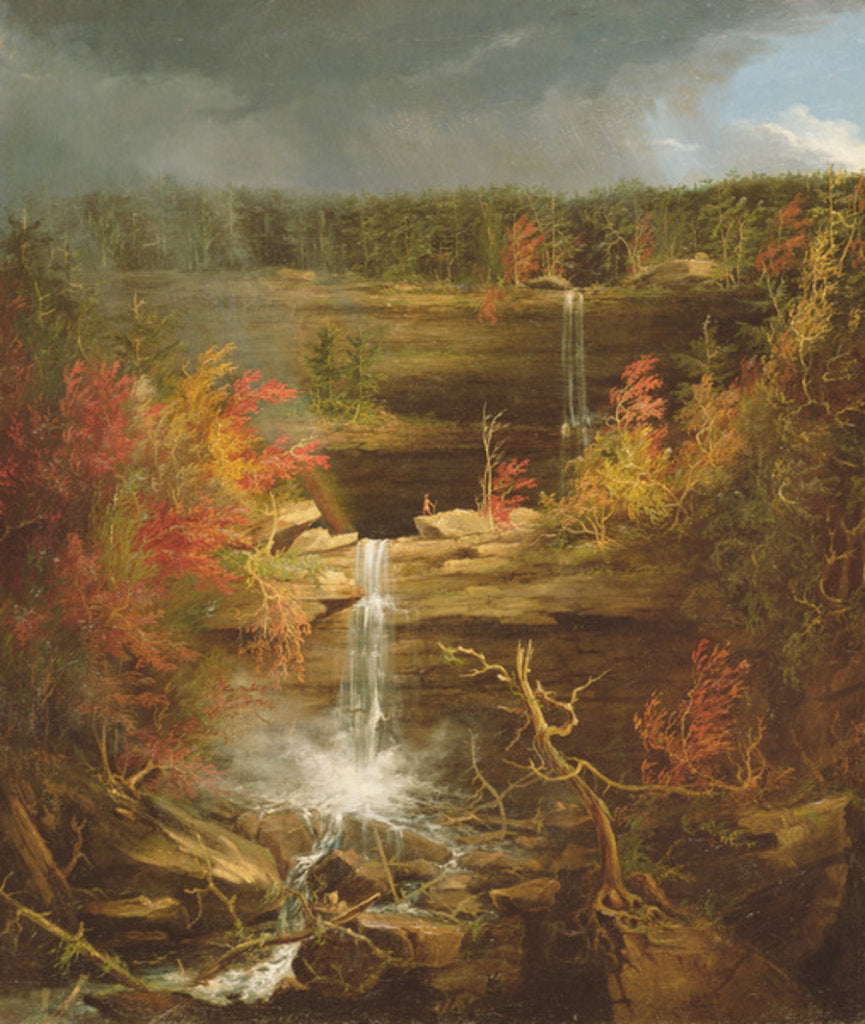 Detail of Falls of the Kaaterskill, 1826 by Thomas Cole