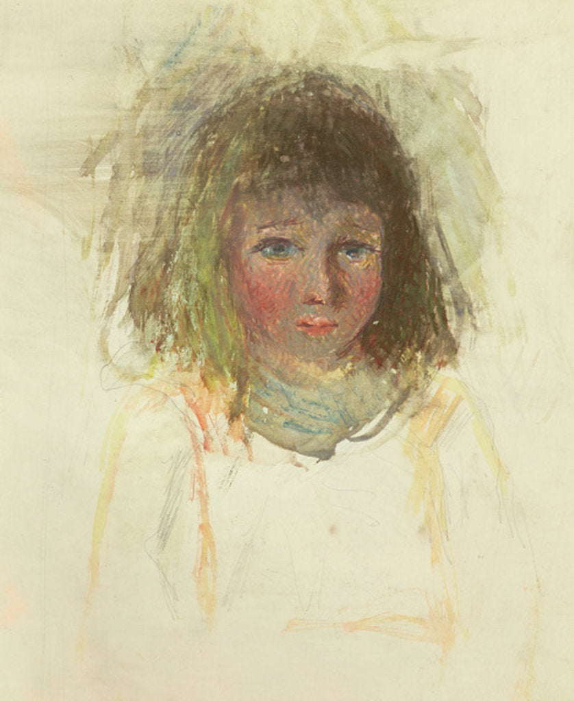 Detail of The Artist's Son Georges, detail, c.1880 by Camille Pissarro