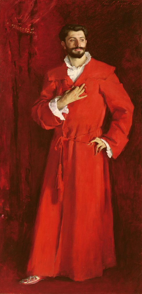 Detail of Dr. Pozzi at Home, 1881 by John Singer Sargent