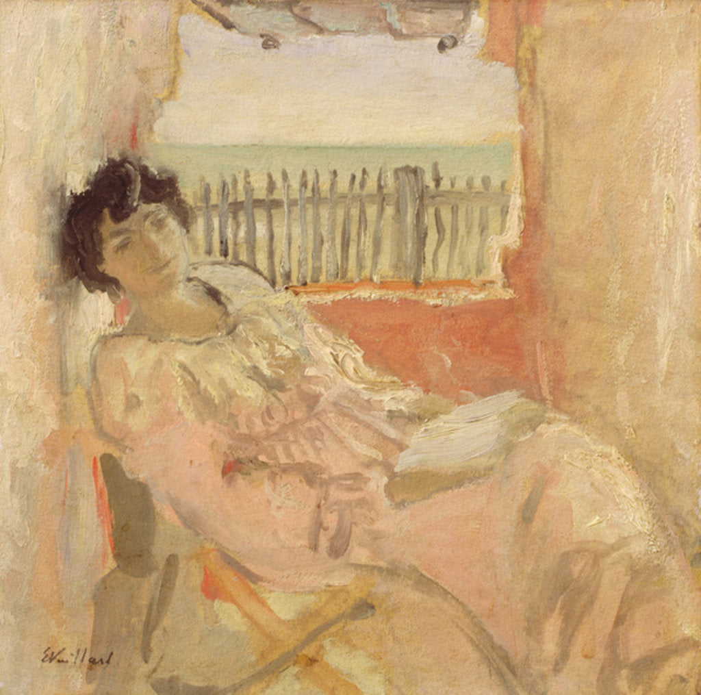 Detail of Madame Hessel at the Seashore, 1904 by Edouard Vuillard