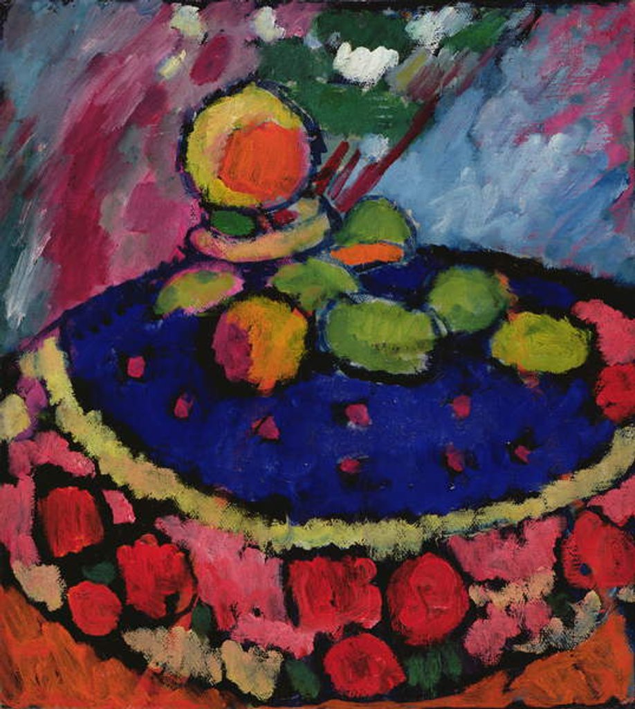 Detail of Mit Rundem Tisch, 1910 by Alexej von Jawlensky
