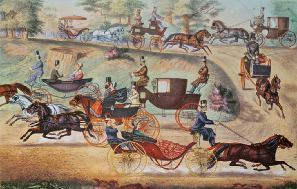 Detail of Turn-outs in Central Park by Thomas North