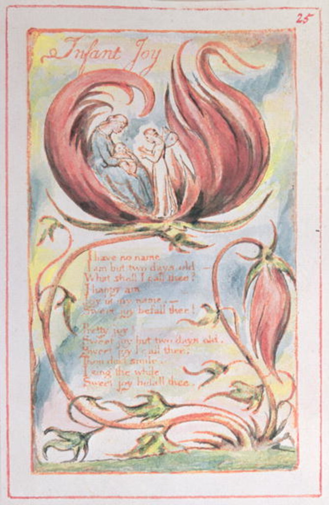 Detail of Songs of Innocence; Infant Joy, 1789 by William Blake