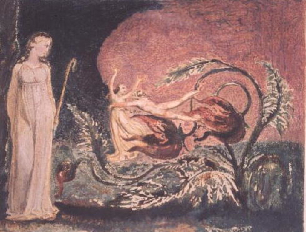 Detail of The Book of Thel: title page, 1794 by William Blake