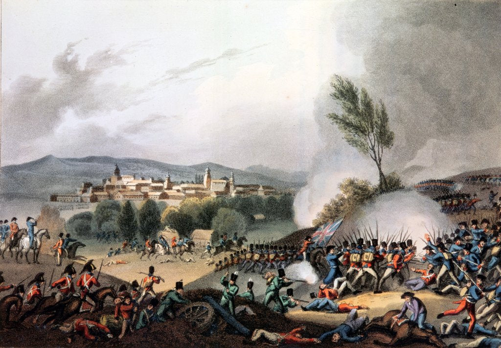 Detail of Battle of Vittoria, 21st June, 1813 by William (after) Heath