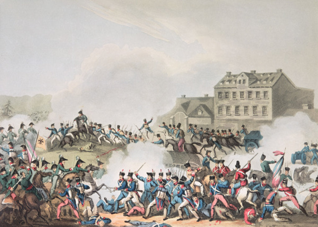 Detail of Battle of Leipsic, 19th October, 1813: etched by I. Clarke, aquatinted by M. Dubourg by William Heath