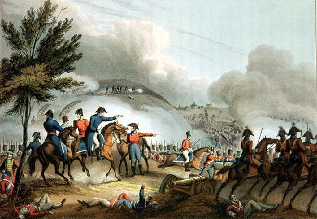 Detail of Battle of Salamanca, 22nd July 1812, etched by J. Clarke, coloured by M. Dubourg by William Heath