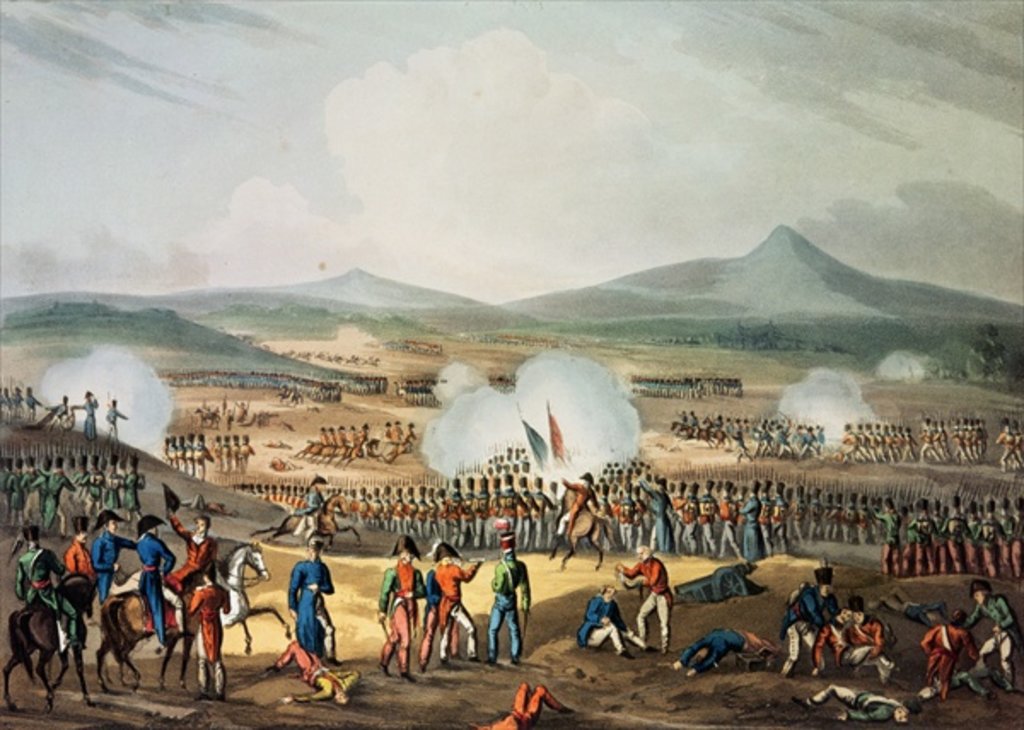 Detail of Battle of Fuentes D'Onoro, May 5th, 1811 by William Heath