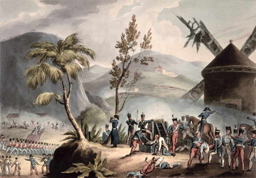 Detail of Battle of Roleia, August 17th, 1808 by William Heath