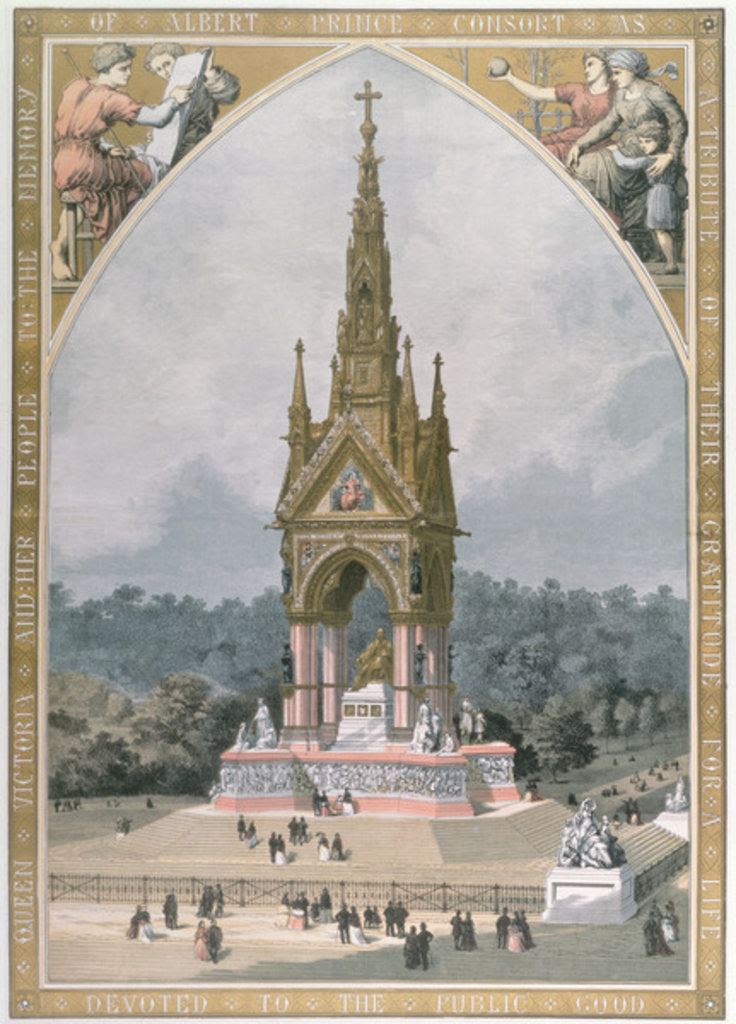 Detail of The Albert Memorial by Anonymous