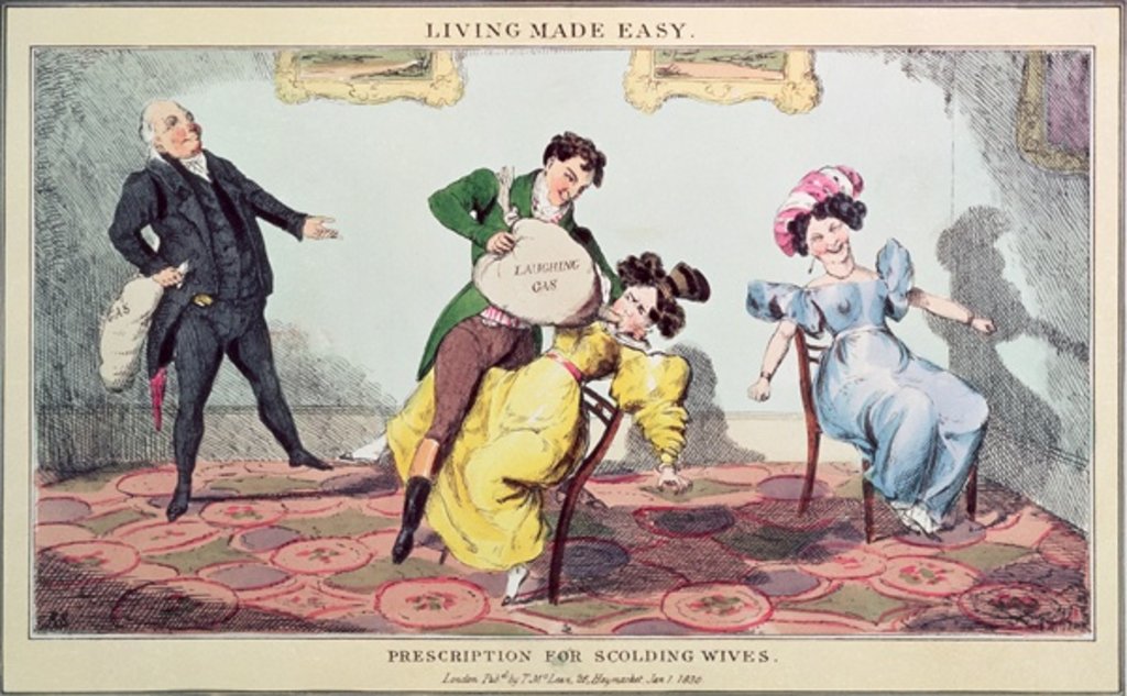 Detail of Living Made Easy: Prescription for scolding wives, printed by J. Netherclift, pub. 1830 by Thomas McLean