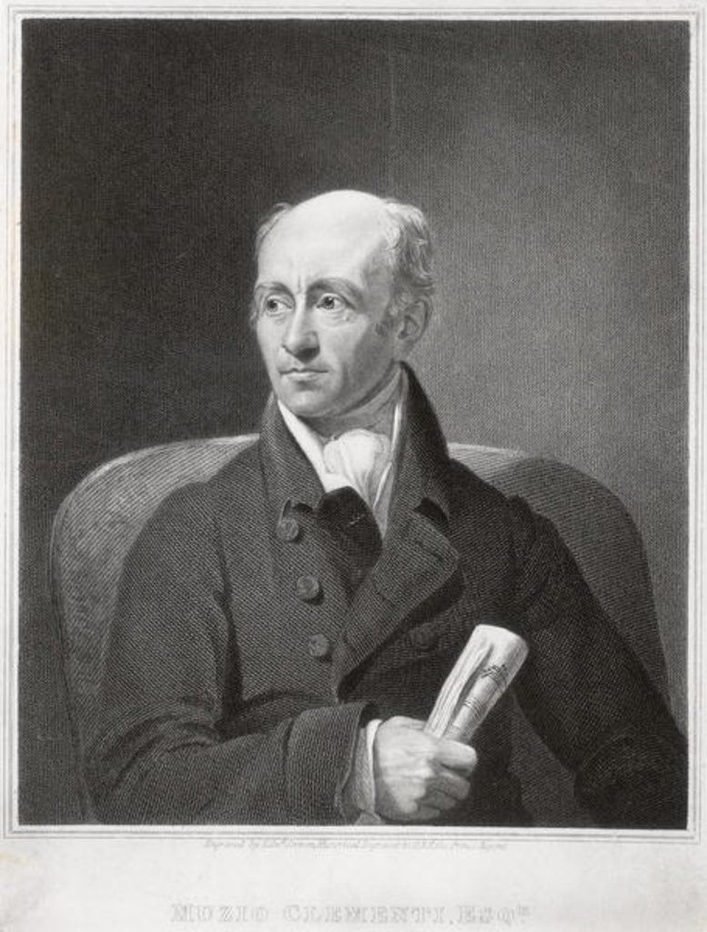 Detail of Muzio Clementi, Italian pianist and composer by James Lonsdale
