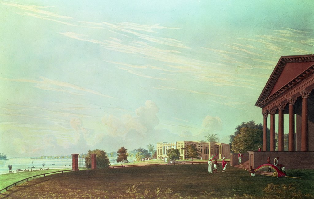 Detail of Barrackpore House, Calcutta by James Baillie Fraser