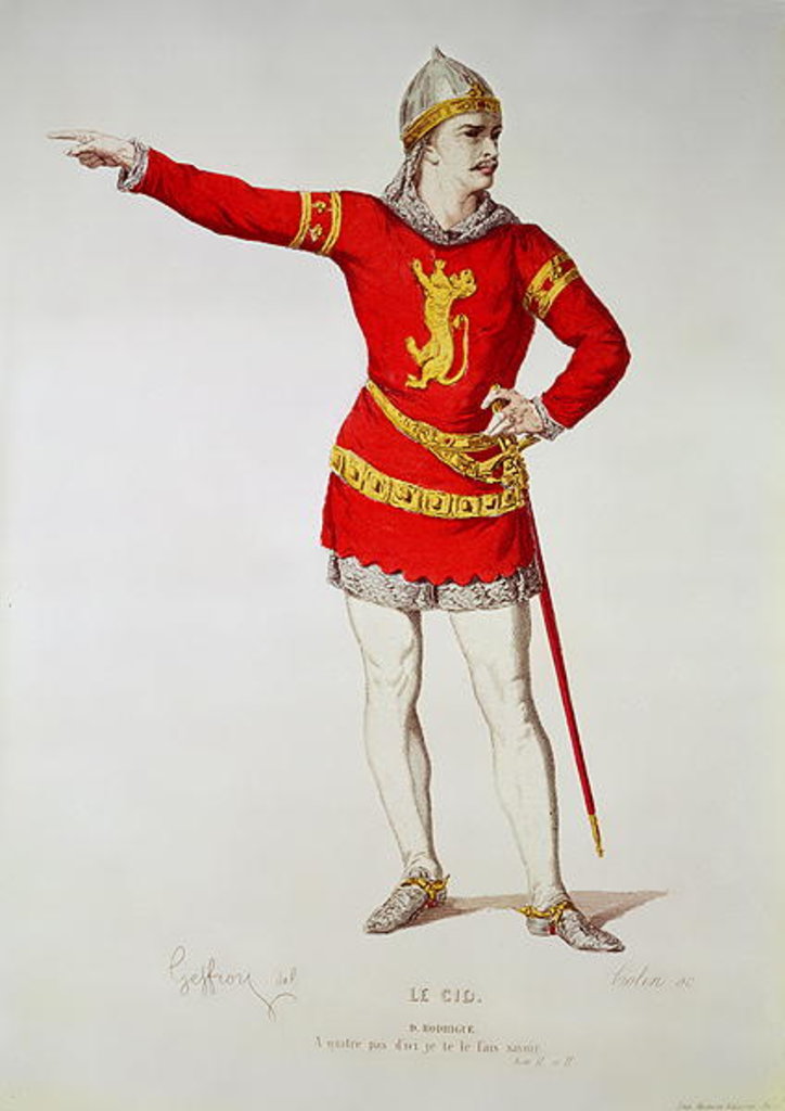 Detail of Rodrigo by Edmond A.F. Geffroy