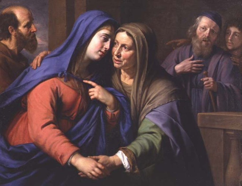 Detail of The Visitation by Philippe de Champaigne