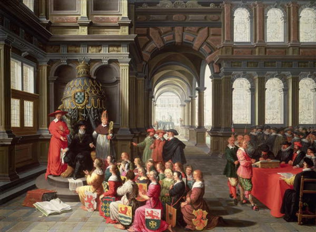 Detail of Allegory of the Oppression of the Dutch under the Duke of Alba, 1631 by Dirck van Delen