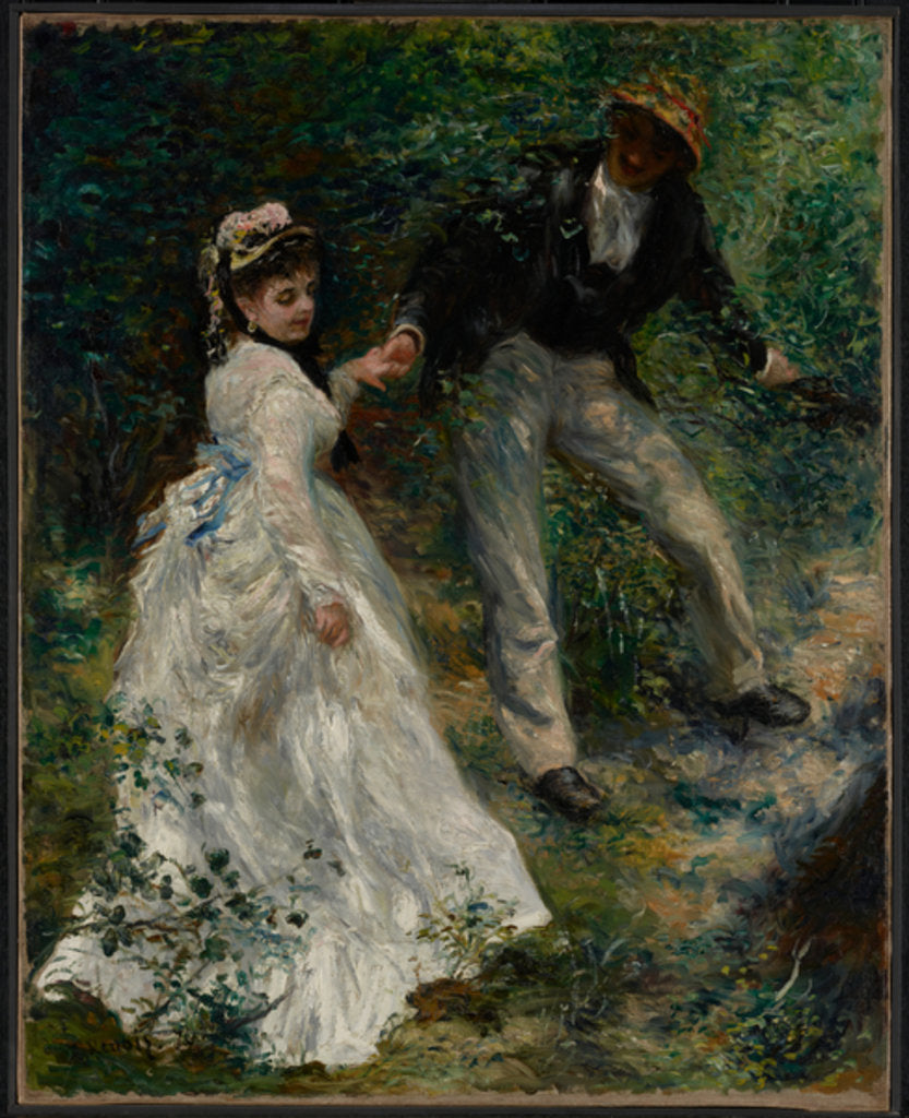 Detail of La Promenade, 1870 by Pierre Auguste Renoir