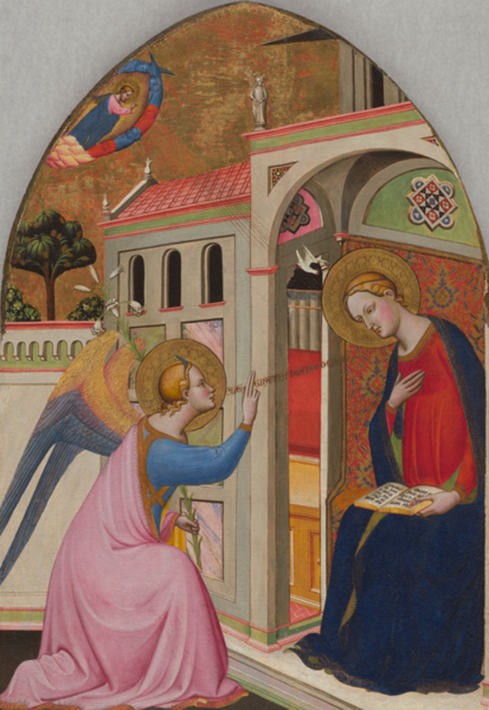 Detail of The Annunciation, c.1390-95 by Master of St. Verdiana