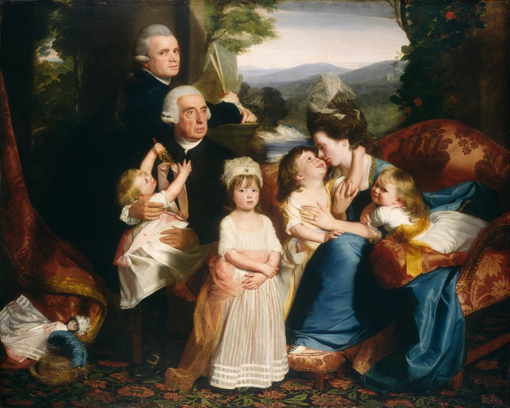 Detail of The Copley Family, 1776/77 by John Singleton Copley