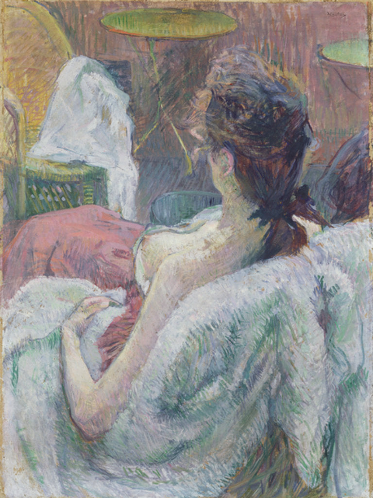 Detail of The Model Resting, 1889 by Henri de Toulouse-Lautrec