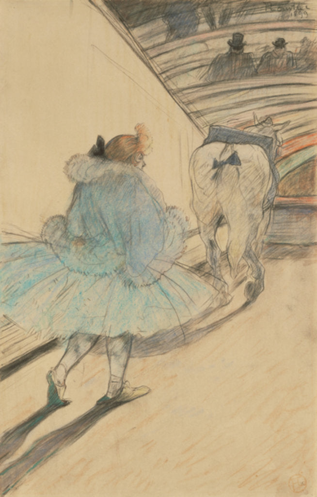 Detail of At the Circus: Entering the Ring, 1899 by Henri de Toulouse-Lautrec