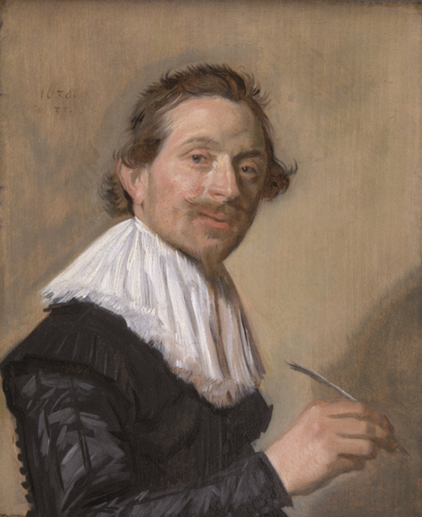 Detail of Portrait of Jean de la Chambre at the age of 33, 1638 by Frans Hals