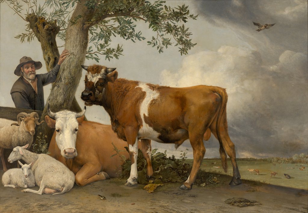 Detail of The Bull, 1647 by Paulus Potter