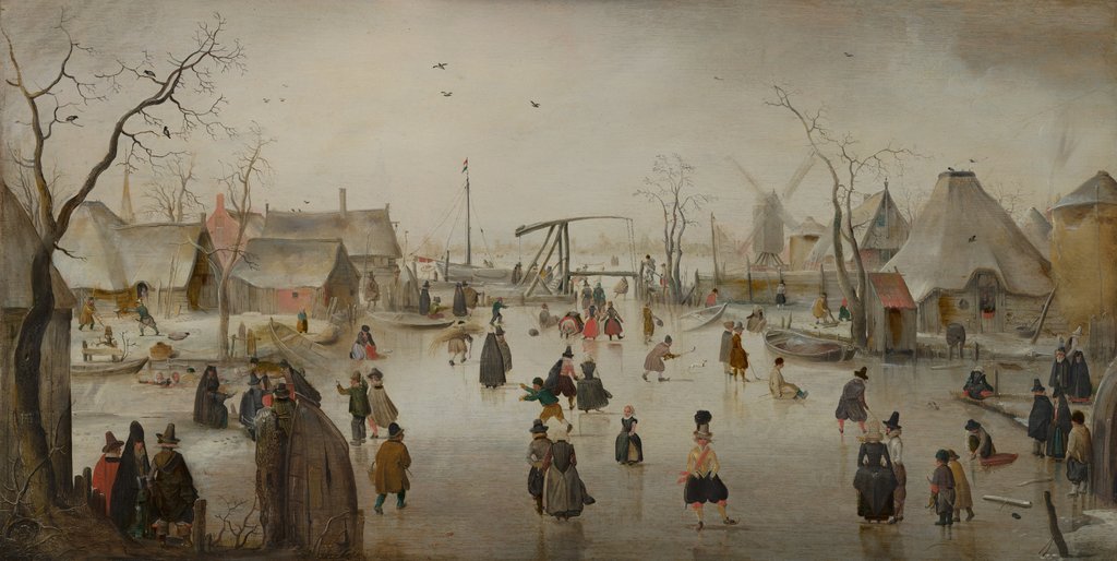 Detail of Ice Sports, c.1610 by Hendrik Avercamp