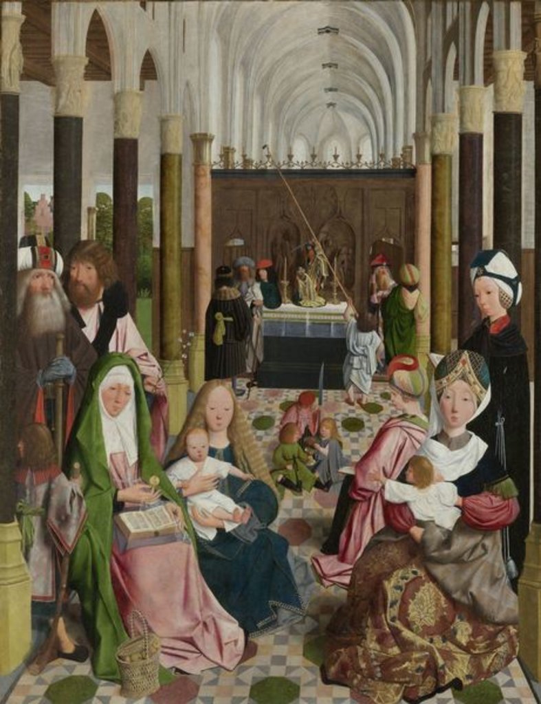 Detail of The Holy Kinship, c.1495 by Geertgen tot Sint Jans