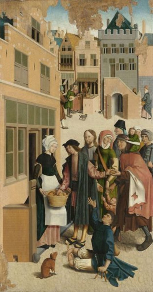 Detail of The Seven Works of Mercy: Feeding the Hungry, 1504 by Master of Alkmaar