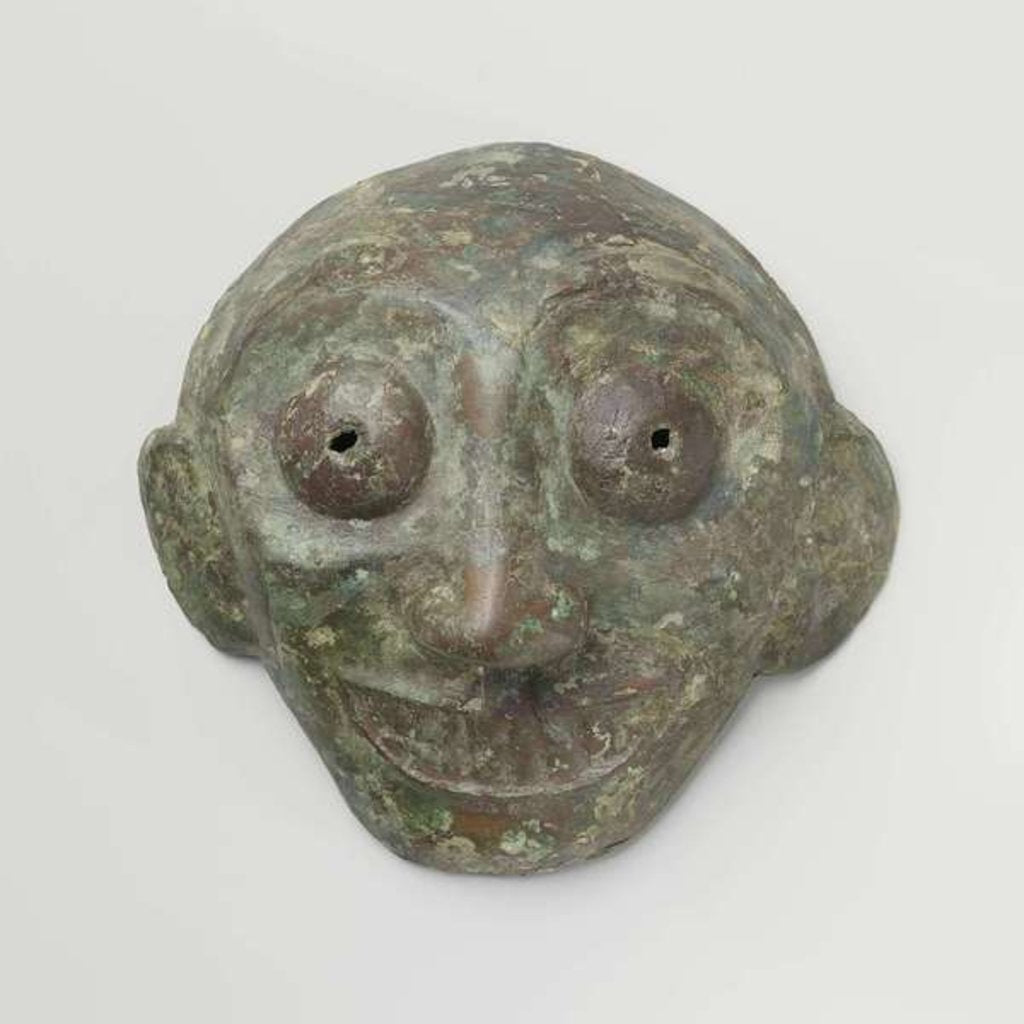 Detail of Chinese bronze mask, c.1100-800 BC by Anonymous Anonymous