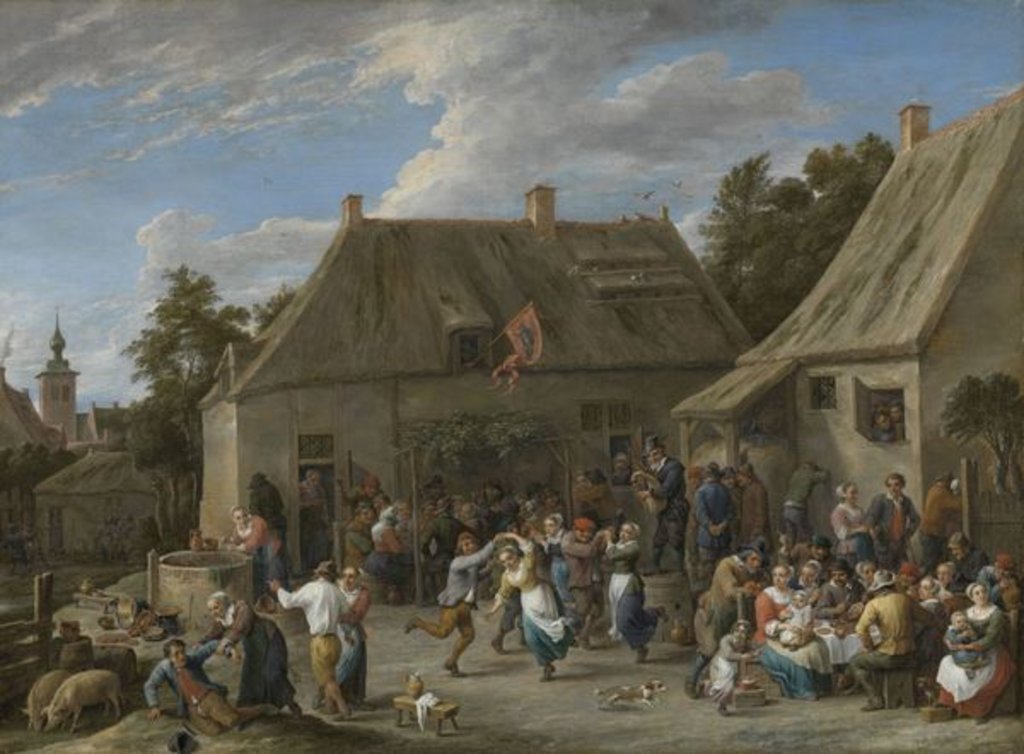 Detail of Peasant Kermis, c.1665 by David the Younger Teniers