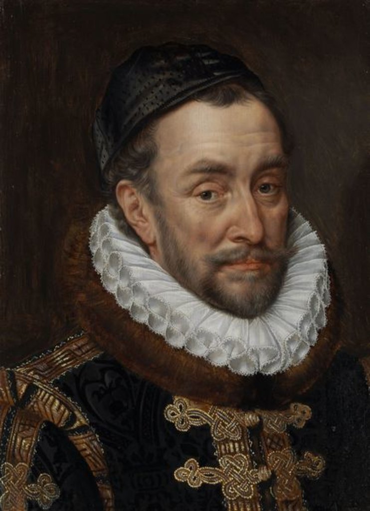 Detail of William I, Prince of Oranje, c.1579 by Adriaen Thomasz Key