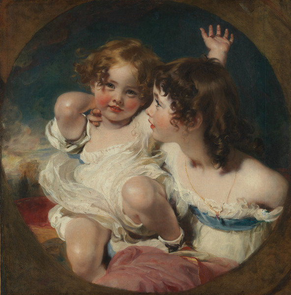 Detail of The Calmady Children, 1823 by Thomas Lawrence