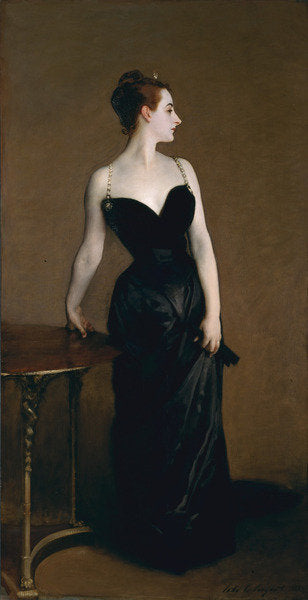 Detail of Madame X, 1883-84, by John Singer Sargent