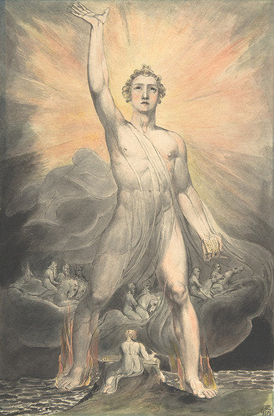 Detail of The Angel of Revelation, c.1805 by William Blake