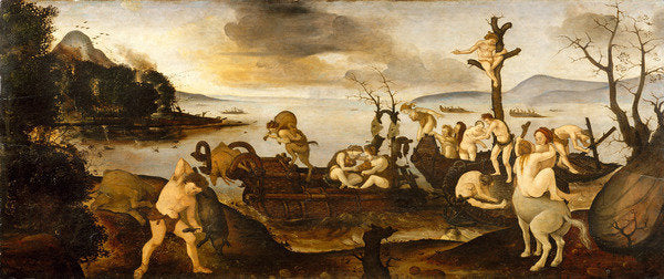 Detail of The Return from the Hunt, c.1505-7 by Piero di Cosimo