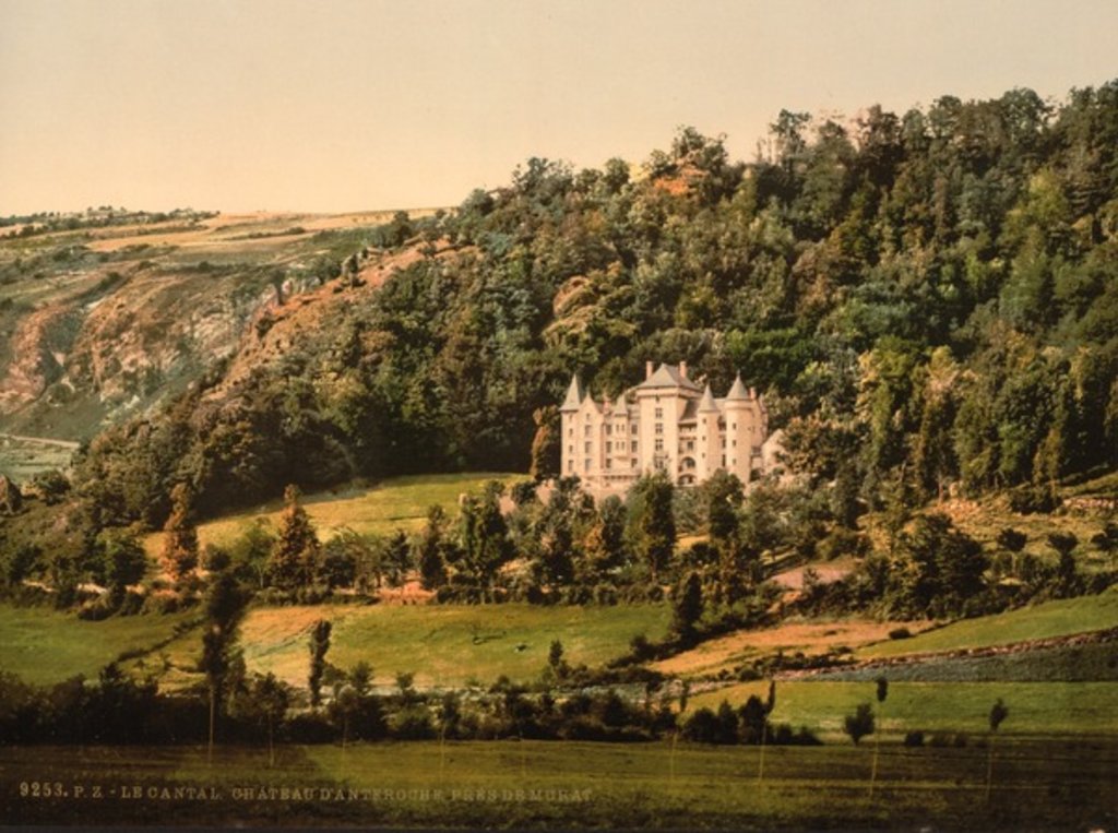 Detail of Le Cantal, Chateau Anteroche, near Murat, Auvergne Mountains in France, c.1890-c.1900 by Anonymous