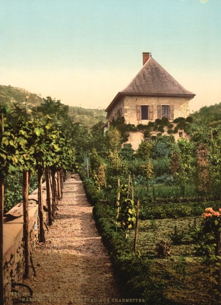 Detail of House of Rousseau, Charmelles,, Chambery in France, c.1890-c.1900 by Anonymous