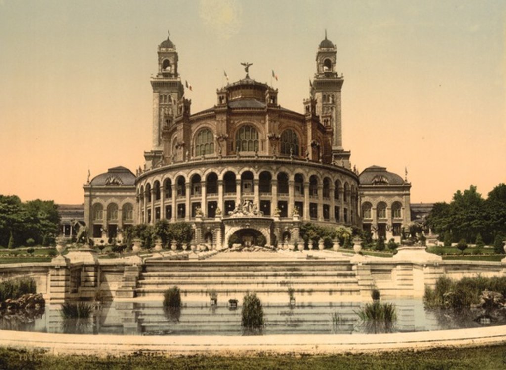 Detail of The Trocadero, Exposition Universelle, Paris, France, c.1890-c.1990 by Anonymous