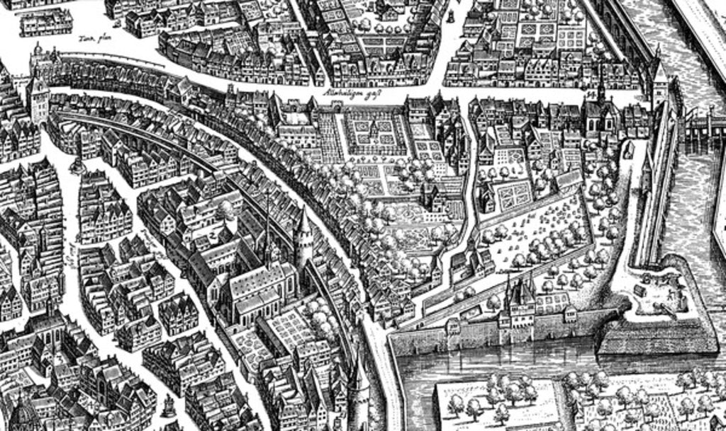 Detail of Frankfurt am Main, 1628 by Matthaus the Elder Merian