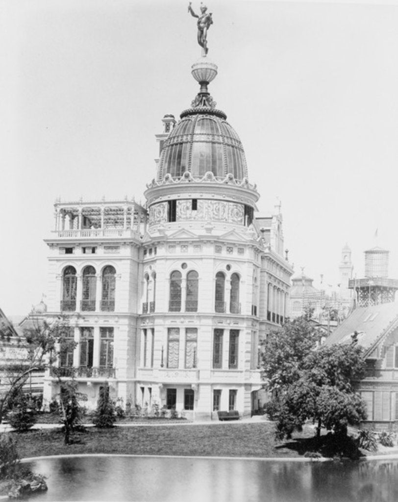 Detail of Gas Pavilion, Paris Exposition, 1889 by Anonymous