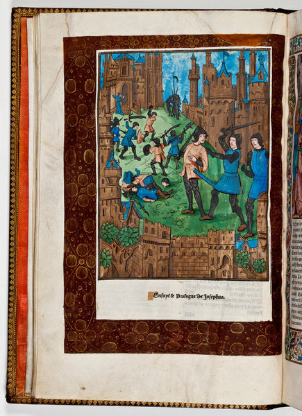 Detail of Street fighting in Jerusalem, 1st century AD by French School