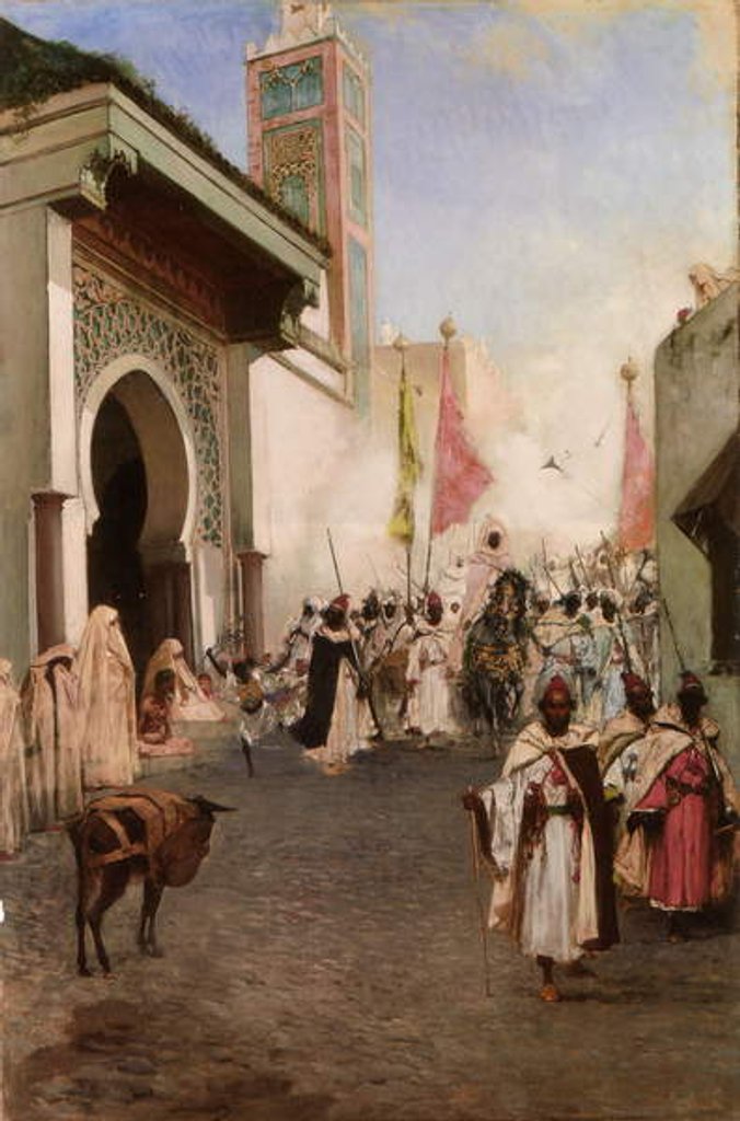 Detail of The Entry of Mahomet II into Constantinople by Jean Joseph Benjamin Constant