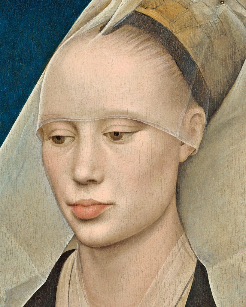 Detail of Portrait of a Lady, c.1460 by Rogier van der Weyden